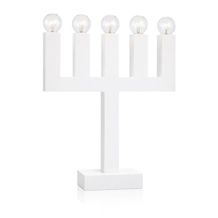 Bílý svícen Markslöjd Agne, 40 cm