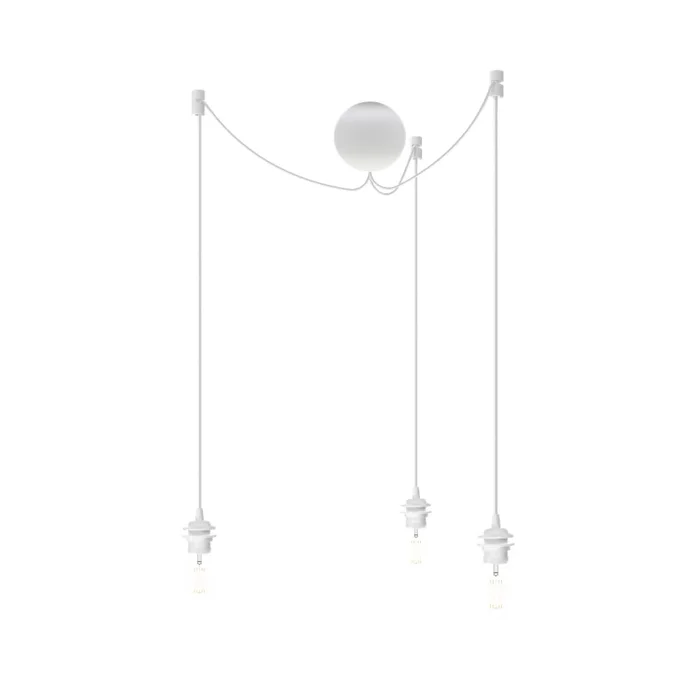 Bílý trojitý závěsný kabel UMAGE Cannonball