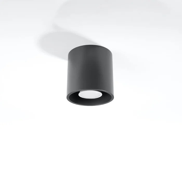 Bodové svítidlo Roda 10 cm, tmavě šedé