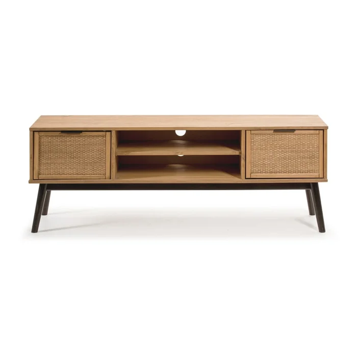 Borovicový TV stolek Natasha 140x52 cm