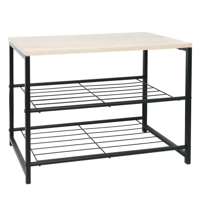 Botník TADEO – černá/přírodní