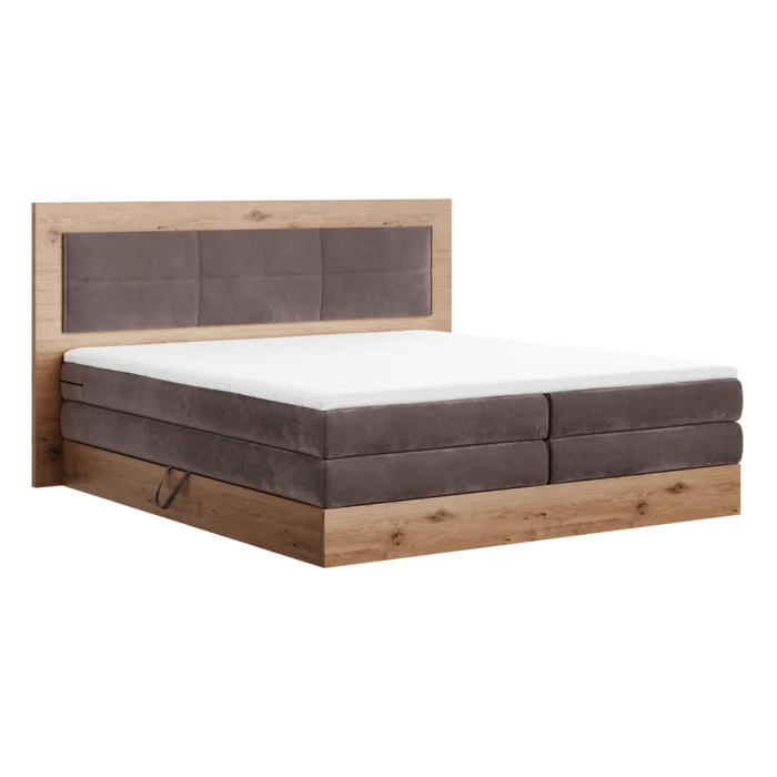 Boxspringová postel 160x200 cm hnědá RENIZE NEW