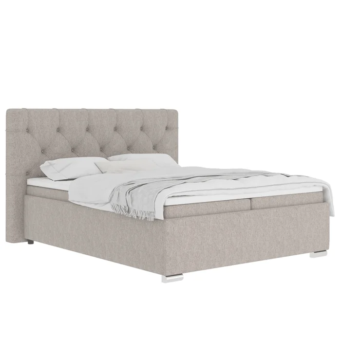 Boxspringová postel 160x200 Taupe s úložným prostorem