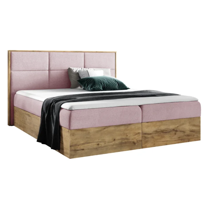 Boxspringová postel 180x200 Kronos/Dub Lancelot