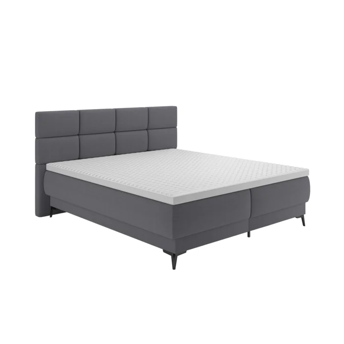 Boxspringová postel 180x200 šedá OPTIMA B