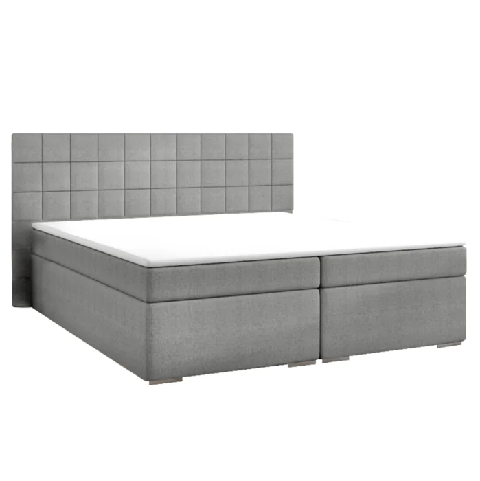 Boxspringová postel NAPOLI KOMFORT 160x200 šedá