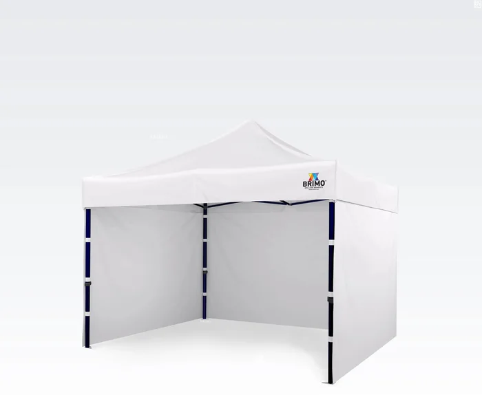 BRIMO Altán 3x3m s třemi stěnami, bílý, ocelový rám