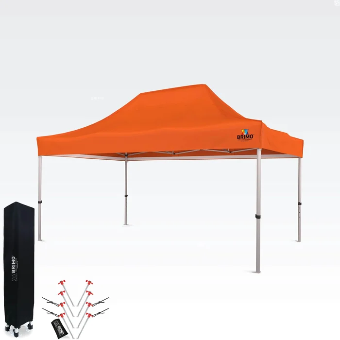 Brimo Párty Stan 3x4,5 m Bez Stěn, Oranžová