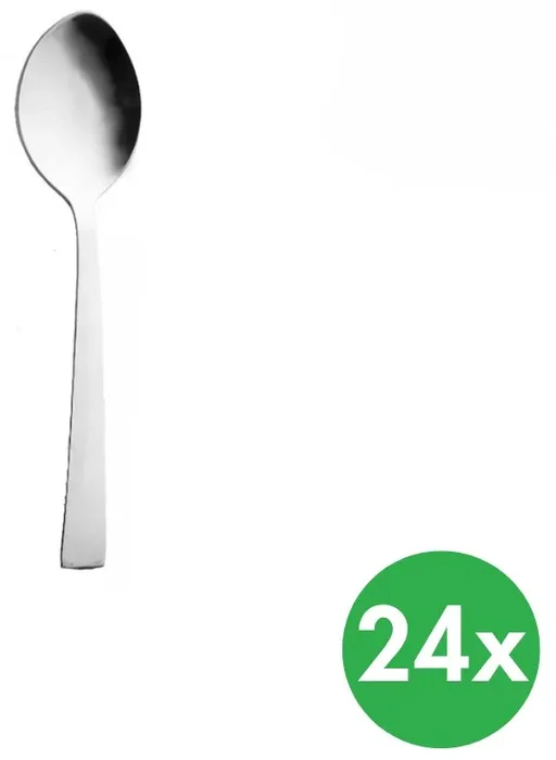 Čajové lžičky z nerezové oceli, sada 24 kusů