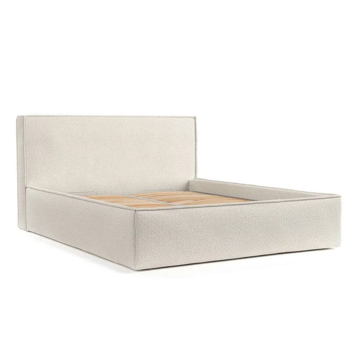 Čalouněná dvoulůžková postel s úložným prostorem 180x200 cm Lounge L