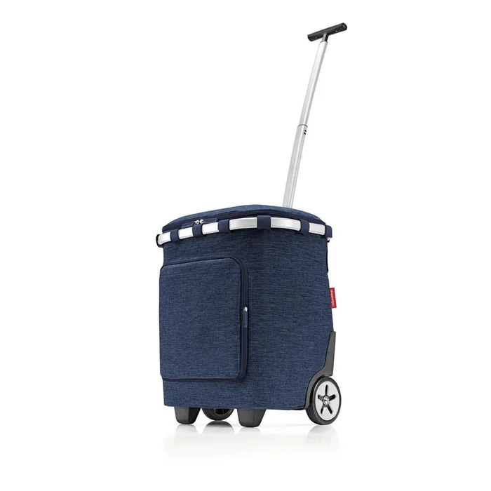 Carrycruiser Plus Twist navy – nákupní košík Reisenthel na kolečkách