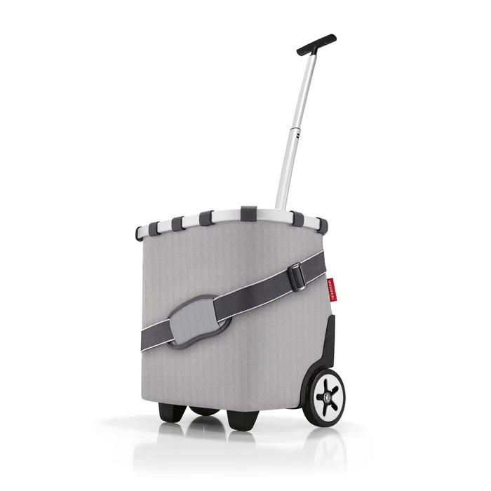 Carrycruiser Reisenthel – nákupní košík na kolečkách, Herringbone šedý