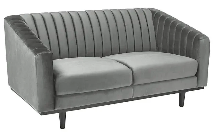 Casarredo ASPREY Velvet – dvojkřeslo šedé