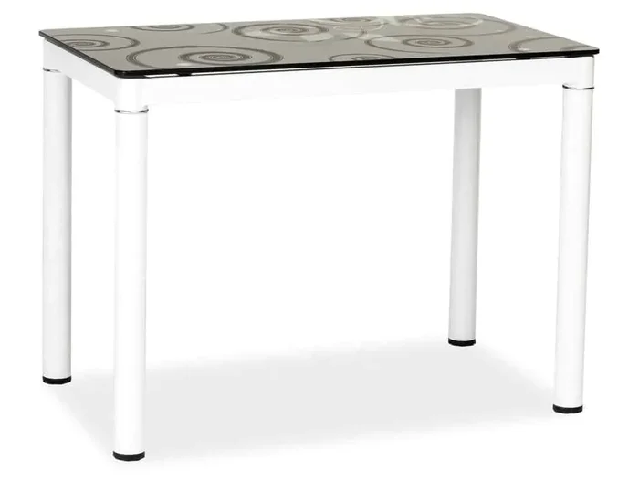 Casarredo DAMAR – jídelní stůl černo-bílý pro 4 osoby