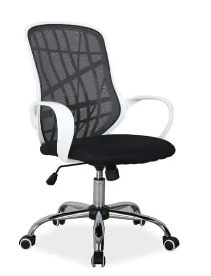 Casarredo DEXTER – kancelářské křeslo černá/bílá