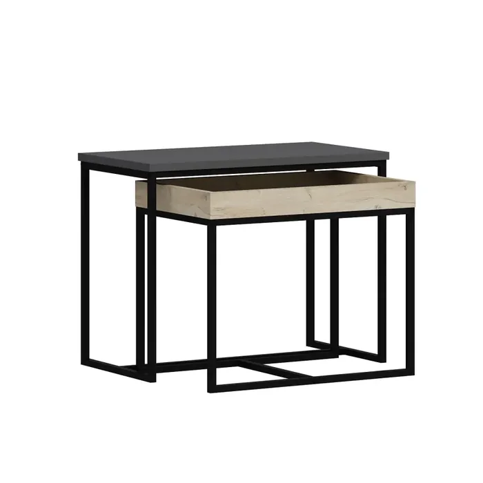 Casarredo DILES – sada konferenčních stolků dub/antracit