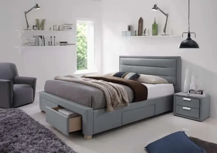 Casarredo INES postel 160×200 šedá