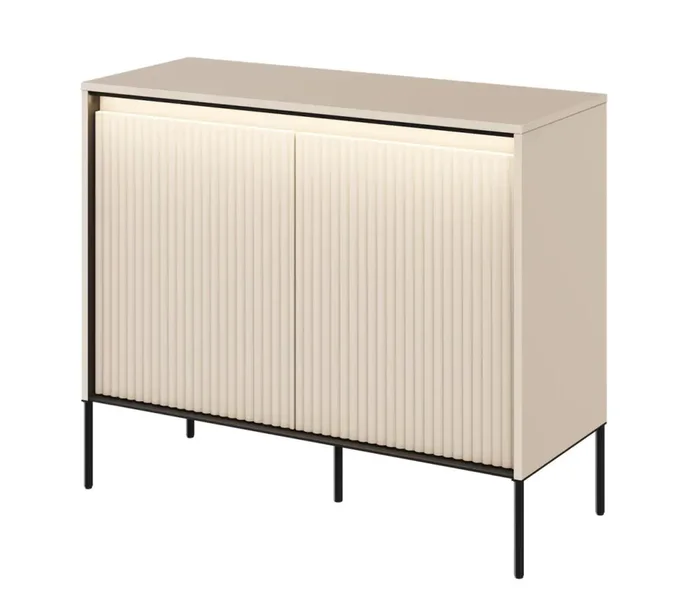 Casarredo IPOLIS 2D komoda s LED – písková