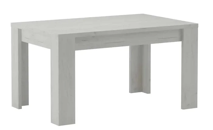 Casarredo Jídelní stůl INDIANAPOLIS 160–200×90 cm, jasan bílý