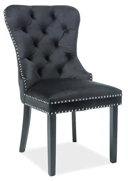 Casarredo Jídelní židle AUGUST Velvet černá