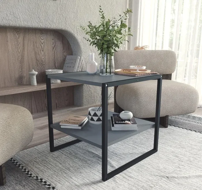 Casarredo Konferenční stolek MAYER 50 antracit/černá