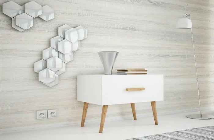 Casarredo Noční stolek KINGSTON bílé