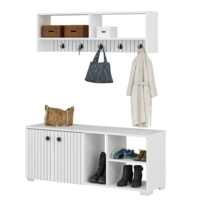 Casarredo NULATO: Předsíňová sestava, bílá