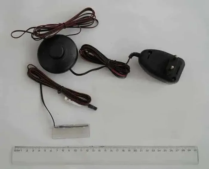 Casarredo osvětlení vitríny na 1 polici – modré
