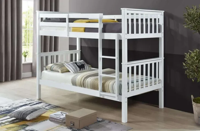 Casarredo Patrová Postel TWINS 90x200 cm Bílá