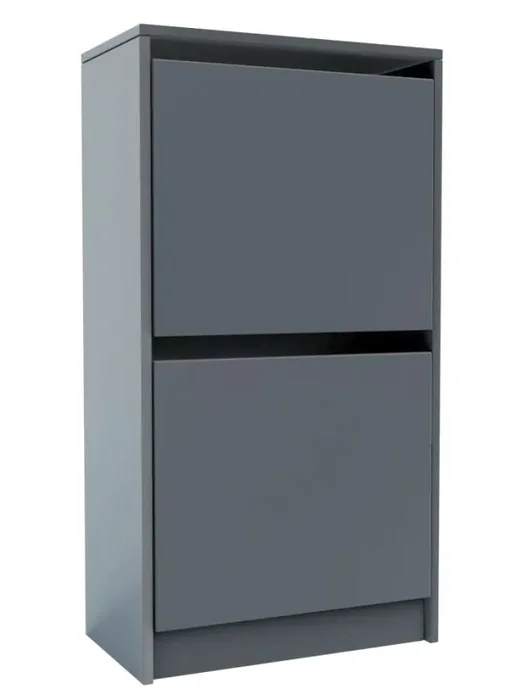 Casarredo ROLF výklopný botník, šedý grafit
