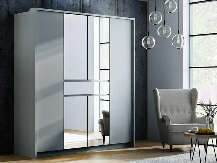 Casarredo Šatní skříň RIJEKA 200 s zrcadly