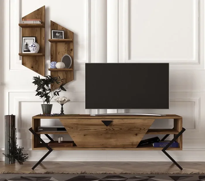Casarredo TV stolek s policemi POZANTI Lydia