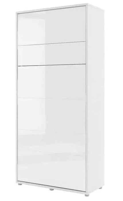 Casarredo Výklopná postel Rebecca 90x200 – bílá lesk / bílá mat
