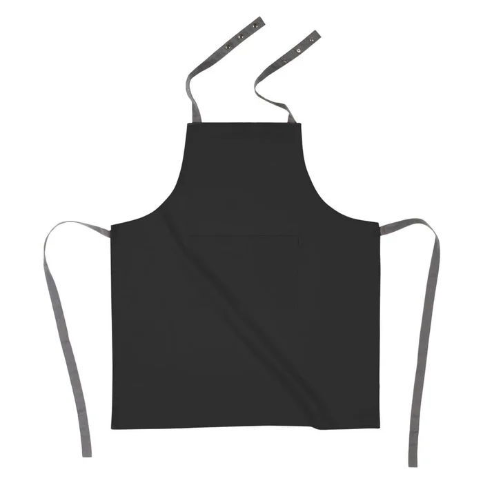 Černá bavlněná kuchyňská zástěra Tiseco Home Studio