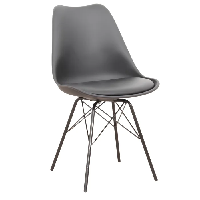 Černá designová židle TAMORA