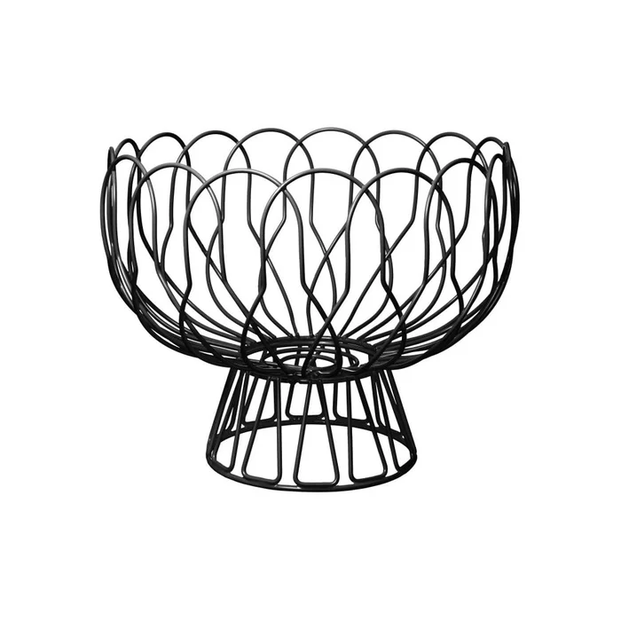 Černá drátěná mísa na ovoce PT LIVING Wired