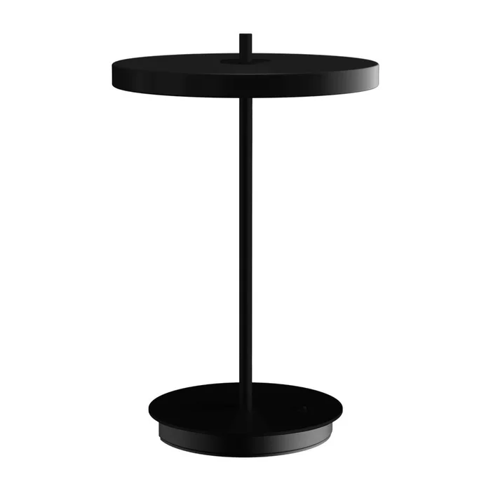 Černá kovová LED stolní lampa Asteria Move