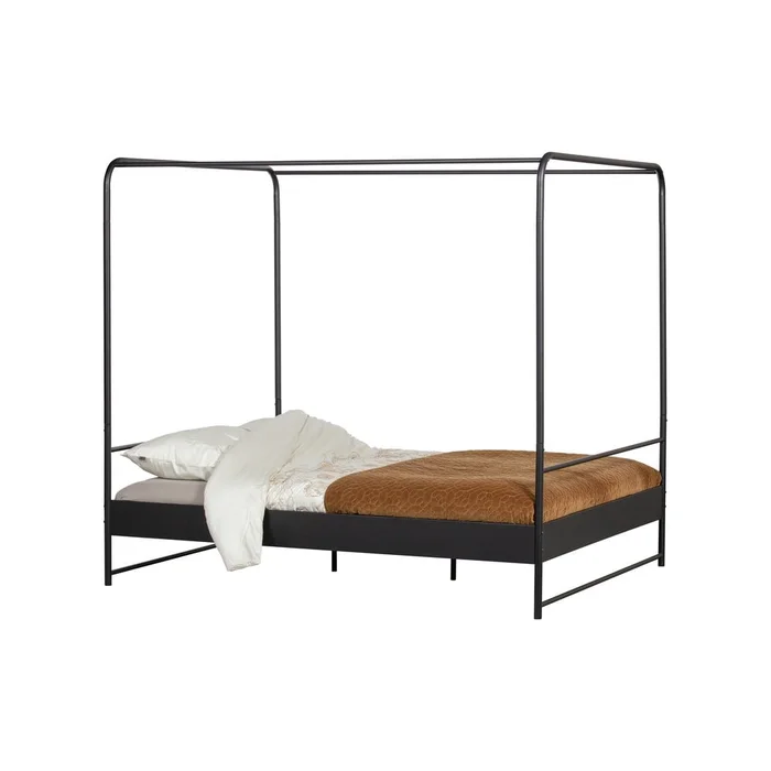 Černá kovová postel Vtwonen Bunk 160x200 cm