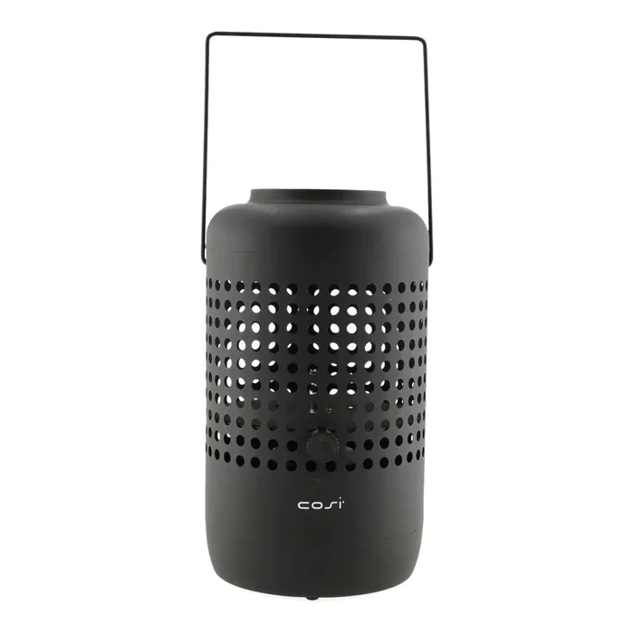 Černá plynová lampa Cosi Drop, 37 cm