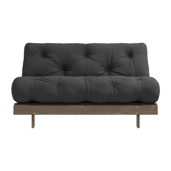 Černá rozkládací pohovka Roots 140 cm od Karup Design
