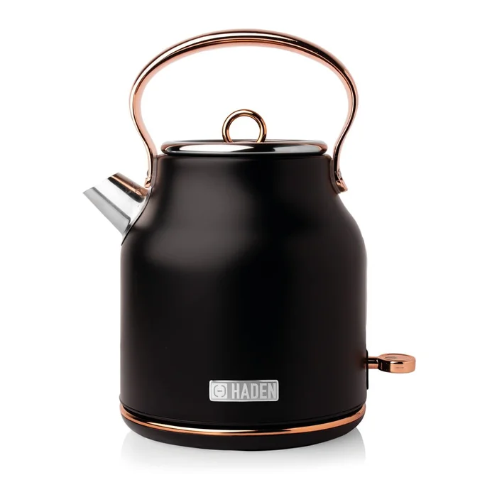 Černá rychlovarná konvice Heritage 1,7 l Haden