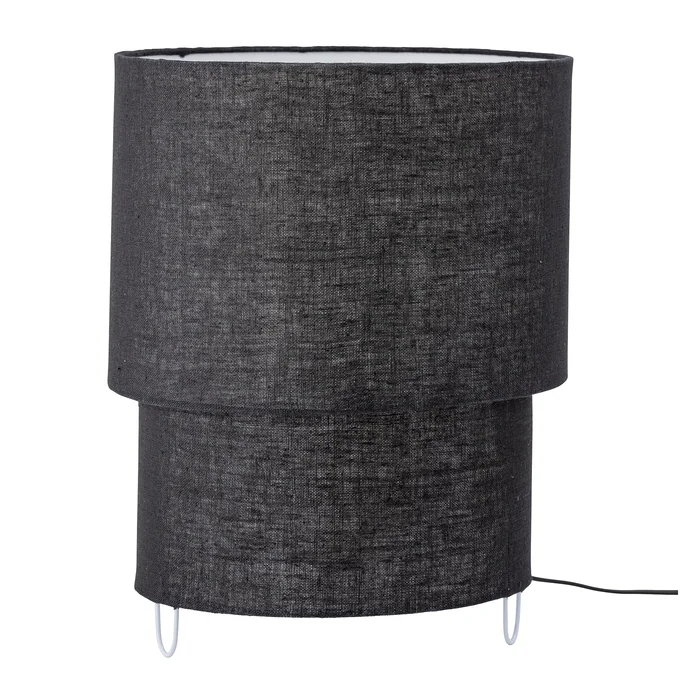 Černá stolní lampa Zalt Bloomingville