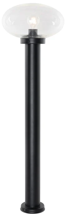 Černá venkovní stojací lampa Elly 100 cm