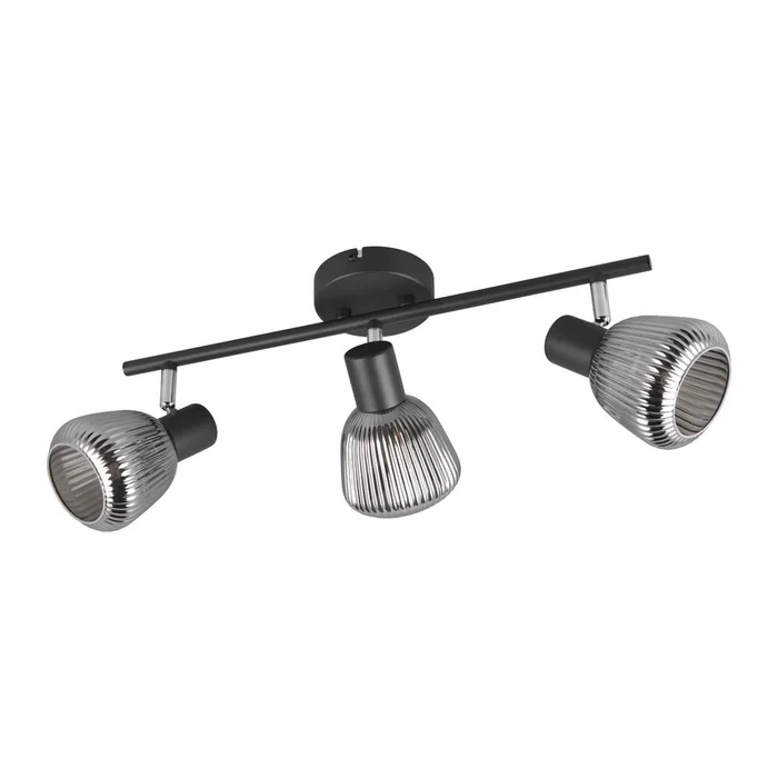 Černé bodové LED svítidlo Tarifa 10 cm