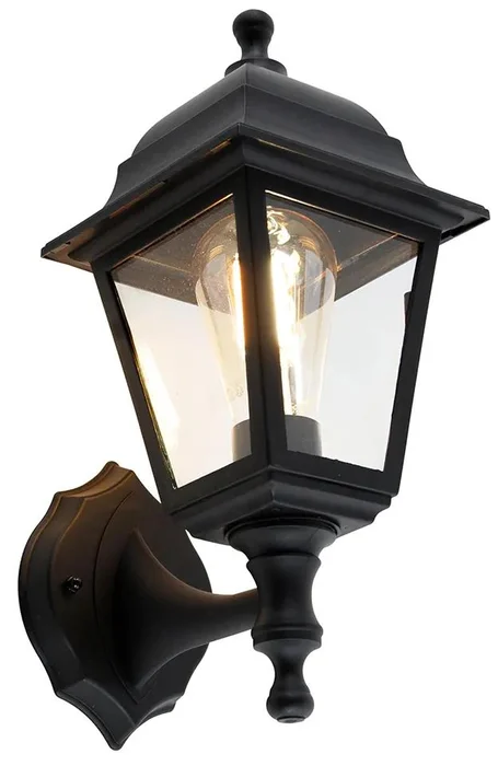 Černé Inteligentní Venkovní LED Svítidlo s WiFi ST64 a Krytím IP44 - Capital