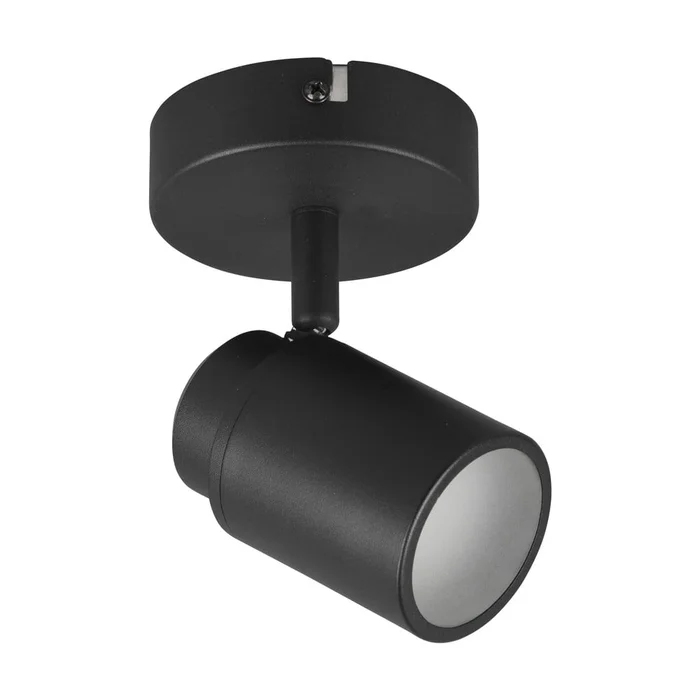 Černé kovové bodové svítidlo Angelo 10x9 cm