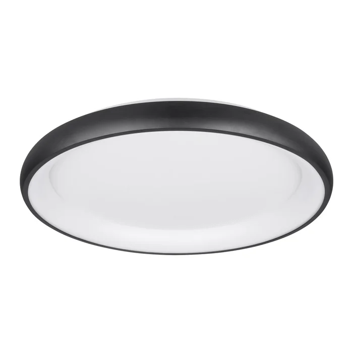 Černé LED stmívatelné stropní svítidlo Cardona