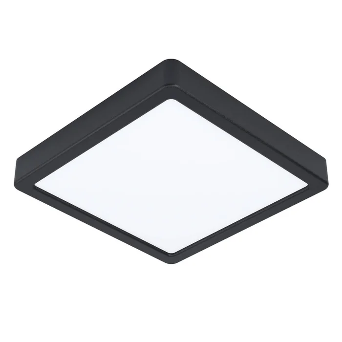 Černé LED stropní svítidlo FUEVA 5 21x21 cm EGLO
