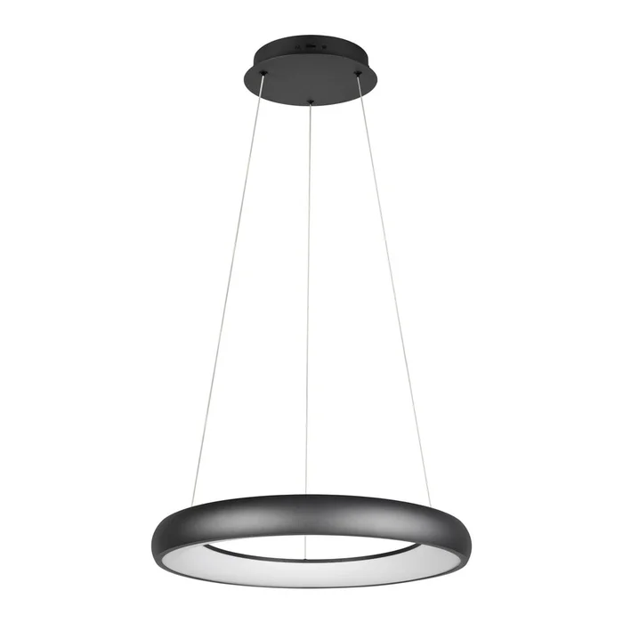 Černé LED závěsné svítidlo Cardona 62 cm
