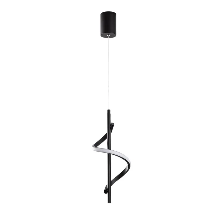 Černé LED závěsné svítidlo Likma 16 cm